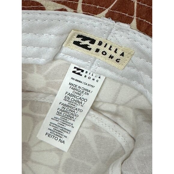 NWT Billabong Girls Floral Bucket Hat AOP Cotton Beach Sun Hat One Size Summer - Picture 6 of 8